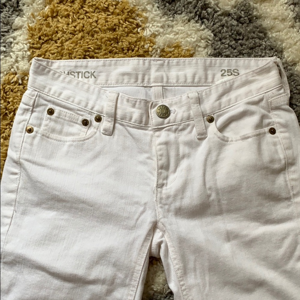 J.Crew White Slim fit Jeans